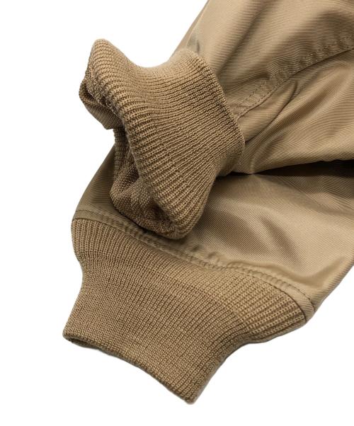 HOUSTON（ヒューストン）HOUSTON (ヒューストン) フライトジャケット ブラウン サイズ:Mの古着・服飾アイテム