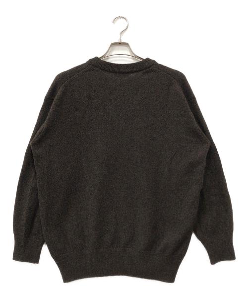Phlannel（フランネル）Phlannel (フランネル) Wool Yak V-neck Knit ブラウン サイズ:3の古着・服飾アイテム