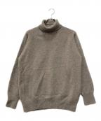 Phlannelフランネル）の古着「WOOL YAK TURTLENECK KNIT」｜ブラウン