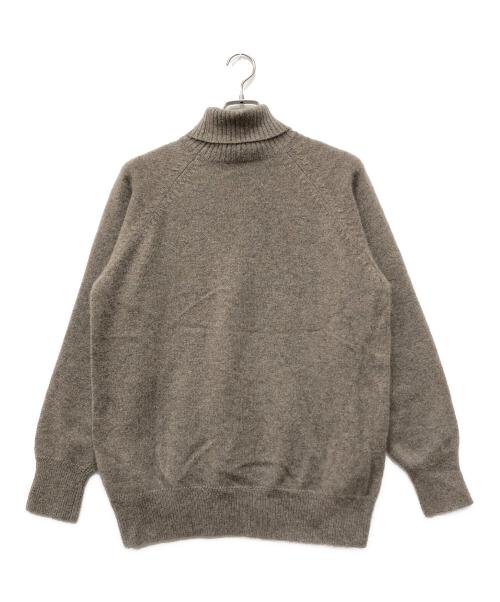 Phlannel（フランネル）Phlannel (フランネル) WOOL YAK TURTLENECK KNIT ブラウン サイズ:3の古着・服飾アイテム