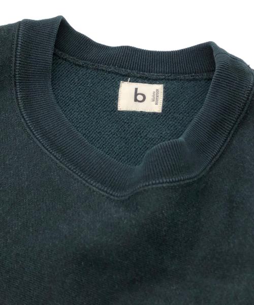 blurhms ROOTSTOCK（ブラームスルーツストック）blurhms ROOTSTOCK (ブラームスルーツストック) Soft&Hard Sweat Crew-neck PRINT グリーン サイズ:2の古着・服飾アイテム