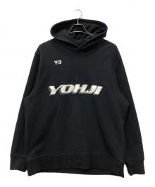 Y-3（ワイスリー）の古着「GRAPHIC HOODIE」｜ブラック