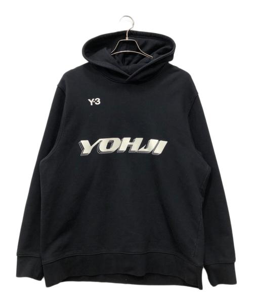 Y-3（ワイスリー）Y-3 (ワイスリー) GRAPHIC HOODIE ブラック サイズ:2XLの古着・服飾アイテム
