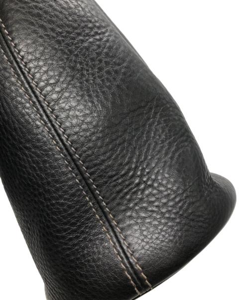 COACH（コーチ）COACH (コーチ) レザー巾着ショルダーバッグ ブラック サイズ:下記参照の古着・服飾アイテム