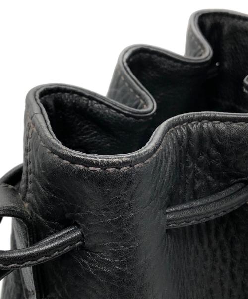 COACH（コーチ）COACH (コーチ) レザー巾着ショルダーバッグ ブラック サイズ:下記参照の古着・服飾アイテム