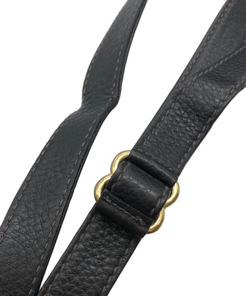 COACH（コーチ）COACH (コーチ) レザー巾着ショルダーバッグ ブラック サイズ:下記参照の古着・服飾アイテム