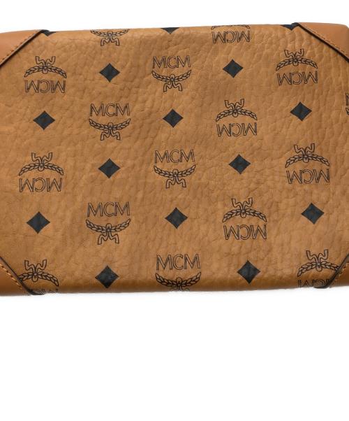 MCM（エムシーエム）MCM (エムシーエム) Soft Berlin Visetos Crosbody Bag ベージュの古着・服飾アイテム