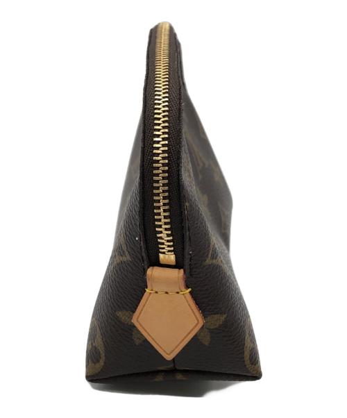 LOUIS VUITTON（ルイ ヴィトン）LOUIS VUITTON (ルイ ヴィトン) コスメポーチ ブラウンの古着・服飾アイテム