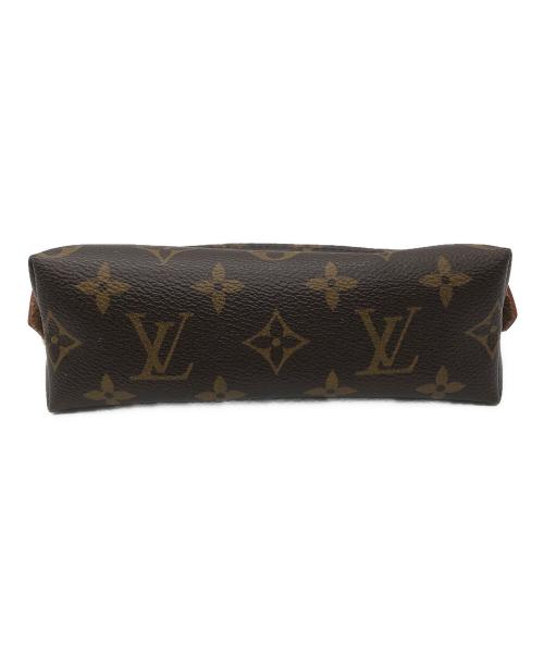 LOUIS VUITTON（ルイ ヴィトン）LOUIS VUITTON (ルイ ヴィトン) コスメポーチ ブラウンの古着・服飾アイテム
