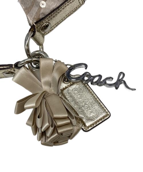 COACH（コーチ）COACH (コーチ) ポピーシグネチャーワンショルダーバッグ ベージュ サイズ:下記参照の古着・服飾アイテム