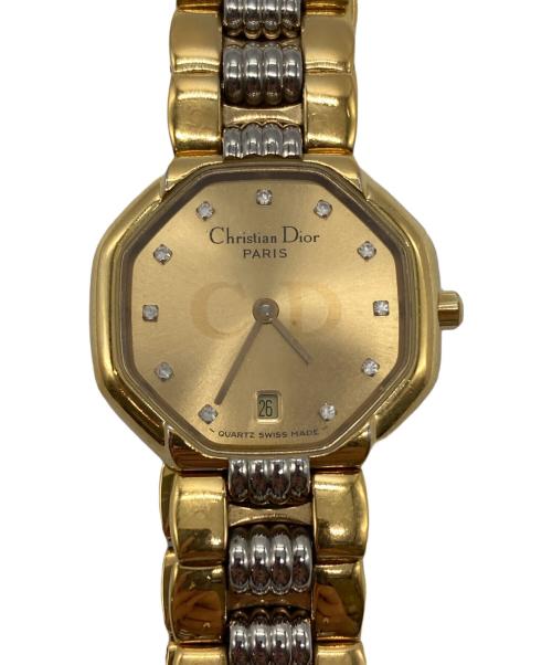 Christian Dior（クリスチャン ディオール）Christian Dior (クリスチャン ディオール) オクタゴン スウィング ウォッチ ゴールドの古着・服飾アイテム