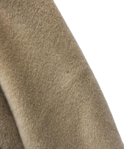 MaxMara（マックスマーラ）MaxMara (マックスマーラ) カシミヤ混ウールダブルコート ベージュ サイズ:38の古着・服飾アイテム