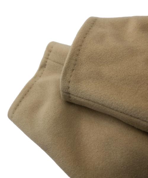 MaxMara（マックスマーラ）MaxMara (マックスマーラ) カシミヤ混ウールダブルコート ベージュ サイズ:38の古着・服飾アイテム