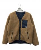 THE NORTH FACEザ ノース フェイス）の古着「リバーシブル エクストリームパイル フリースカーディガン」｜ベージュ