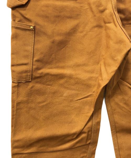 CarHartt（カーハート）CarHartt (カーハート) ダブルニーオーバーオール ブラウン サイズ:W30×L34の古着・服飾アイテム
