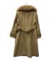BURBERRY (バーバリー) 2WAYファーアンゴラコート ブラウン サイズ:40：18000円