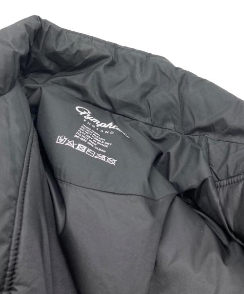 Gymphlex（ジムフレックス）Gymphlex (ジムフレックス) ポリエステルタフタ スタンドカラージャケット ブラック サイズ:Lの古着・服飾アイテム