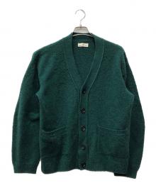 UNFIL（アンフィル）の古着「brushed camel cardigan」｜グリーン