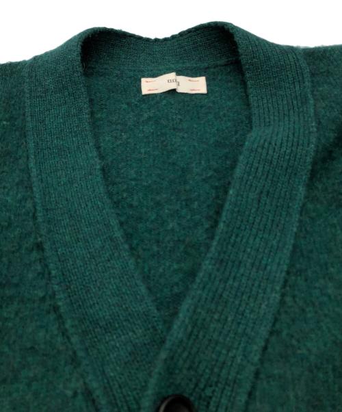 UNFIL（アンフィル）unfil (アンフィル) brushed camel cardigan グリーン サイズ:以下参照の古着・服飾アイテム