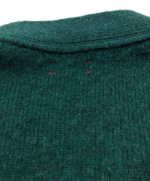 UNFIL（アンフィル）unfil (アンフィル) brushed camel cardigan グリーン サイズ:以下参照の古着・服飾アイテム