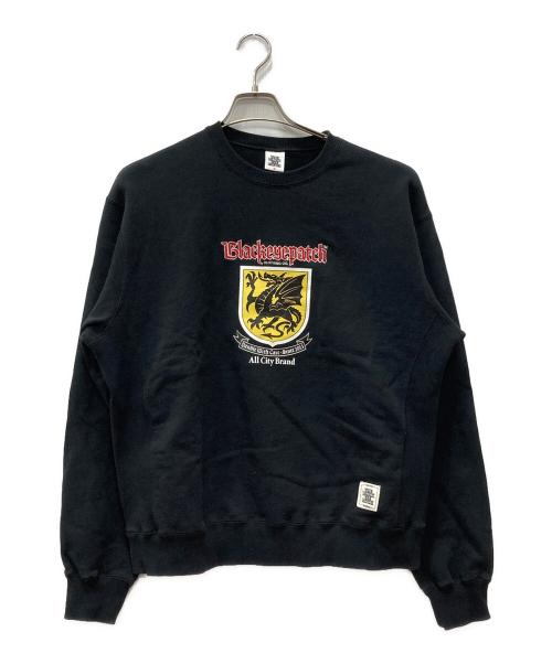BlackEyePatch（ブラックアイパッチ）BlackEyePatch (ブラックアイパッチ) ロゴスウェット ブラック サイズ:Mの古着・服飾アイテム