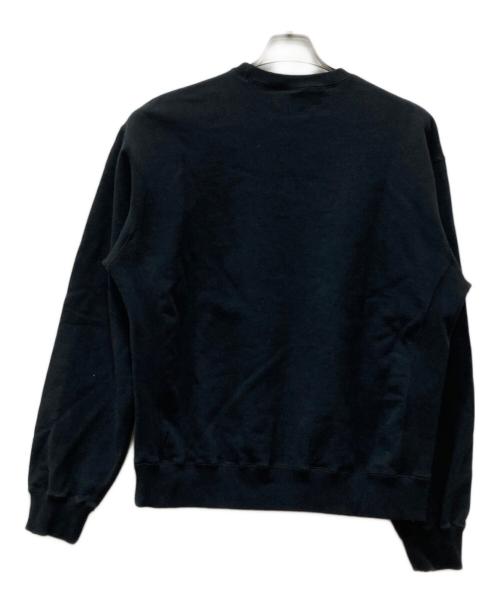 BlackEyePatch（ブラックアイパッチ）BlackEyePatch (ブラックアイパッチ) ロゴスウェット ブラック サイズ:Mの古着・服飾アイテム