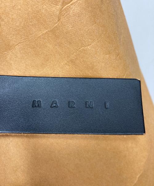 MARNI（マルニ）MARNI (マルニ) セルロースバイカラートートバッグ ブラウンの古着・服飾アイテム