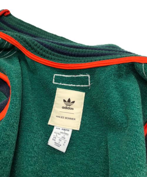 adidas（アディダス）adidas (アディダス) WALES BONNER (ウェールズボナー) トラックジャケット グリーン サイズ:2XOの古着・服飾アイテム
