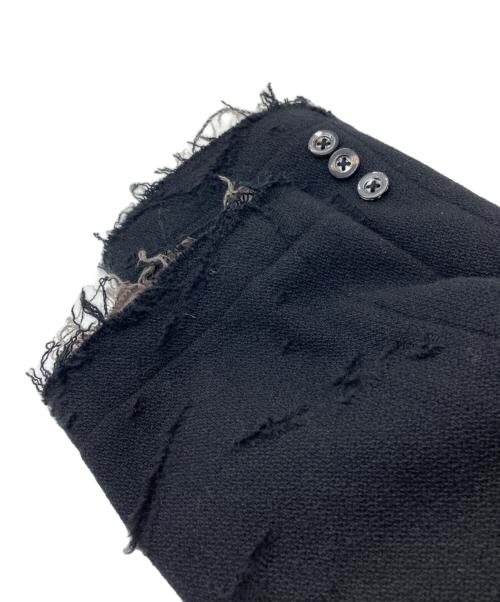 ANCELLM（アンセルム）ANCELLM (アンセルム) TWEED CRASH JACKET ブラック サイズ:1の古着・服飾アイテム