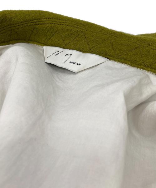 ANCELLM（アンセルム）ANCELLM (アンセルム) SHRINK WOOL LAYERING JACKET グリーン サイズ:1の古着・服飾アイテム