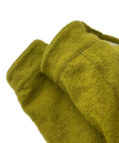 ANCELLM（アンセルム）ANCELLM (アンセルム) SHRINK WOOL LAYERING JACKET グリーン サイズ:1の古着・服飾アイテム