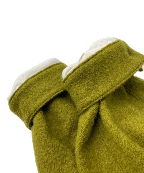 ANCELLM（アンセルム）ANCELLM (アンセルム) SHRINK WOOL LAYERING JACKET グリーン サイズ:1の古着・服飾アイテム