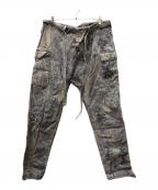 Fear Of Godフィア・オブ・ゴッド）の古着「ツリーデザインデニムパンツ」｜グレー