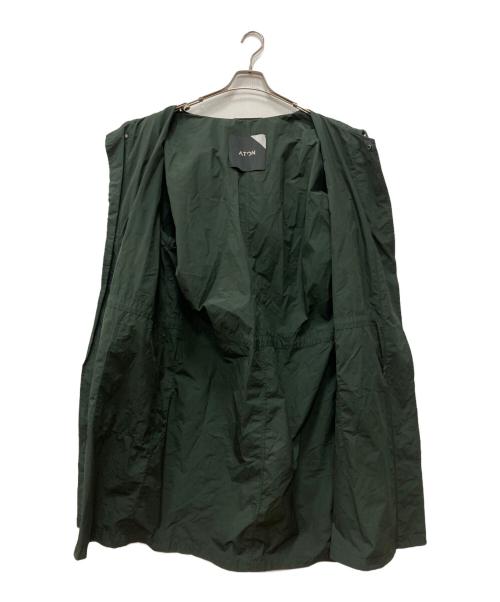 ATON（エイトン）ATON (エイトン) NATURAL DYE AIR VENTILE UNISEX グリーン サイズ:02の古着・服飾アイテム