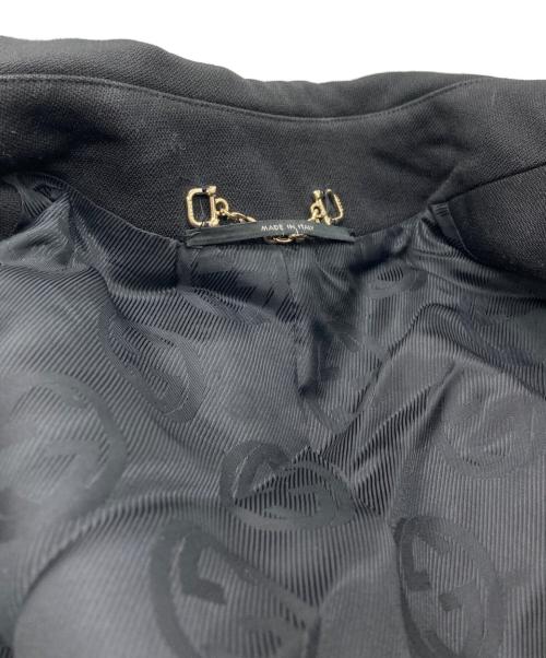 GUCCI（グッチ）GUCCI (グッチ) ダブルコート ブラック サイズ:Mの古着・服飾アイテム