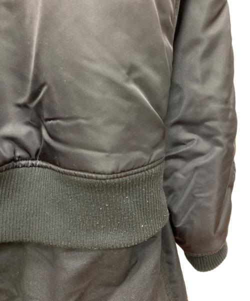 UNDERCOVERISM（アンダーカバーイズム）UNDERCOVERISM (アンダーカバーイズム) MA-1 ドッキングフーデットモッズコート ブラック サイズ:Mの古着・服飾アイテム