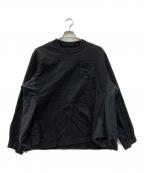 sacaiサカイ）の古着「Sport Mix L/S T-Shirt」｜ブラック