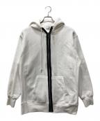 VAヴイエー）の古着「ジップパーカー」｜ホワイト