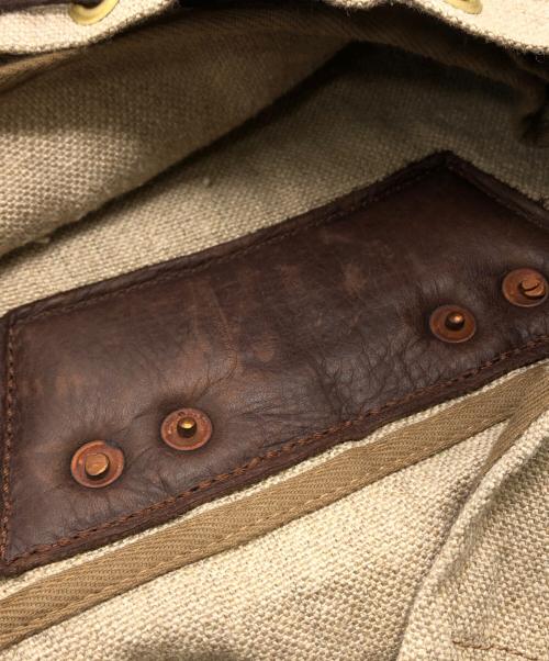 SEIL MARSCHALL（セイルマーシャル）SEIL MARSCHALL (セイルマーシャル) キャンバスリュック ベージュ サイズ:下記参照の古着・服飾アイテム