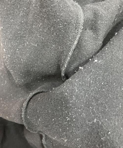 ATON（エイトン）ATON (エイトン) レザー切替ウールコート ブラック サイズ:FREEの古着・服飾アイテム