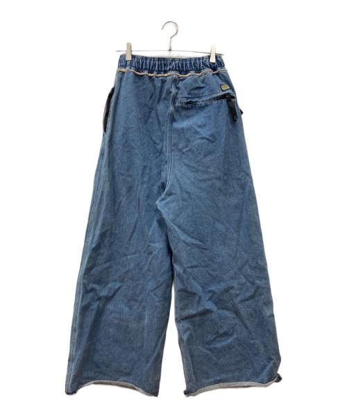 KAPITAL（キャピタル）KAPITAL (キャピタル) 12.5ozブロークンデニム イーストリペアマントラックパンツ インディゴ サイズ:Lの古着・服飾アイテム