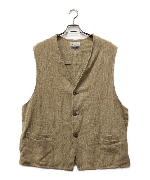 Marvine Pontiak Shirt Makers（マーヴィンポンティアックシャツメイカーズ）Marvine Pontiak Shirt Makers (マーヴィンポンティアックシャツメイカーズ) コットンベスト ベージュ サイズ:ONE SIZEの古着・服飾アイテム