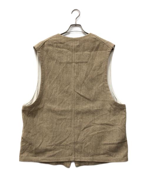 Marvine Pontiak Shirt Makers（マーヴィンポンティアックシャツメイカーズ）Marvine Pontiak Shirt Makers (マーヴィンポンティアックシャツメイカーズ) コットンベスト ベージュ サイズ:ONE SIZEの古着・服飾アイテム