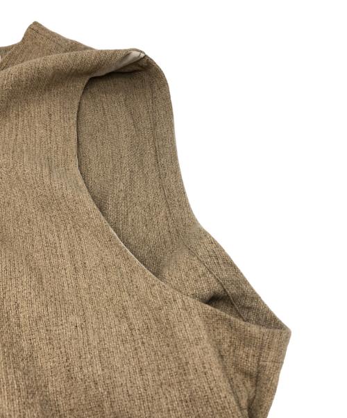 Marvine Pontiak Shirt Makers（マーヴィンポンティアックシャツメイカーズ）Marvine Pontiak Shirt Makers (マーヴィンポンティアックシャツメイカーズ) コットンベスト ベージュ サイズ:ONE SIZEの古着・服飾アイテム