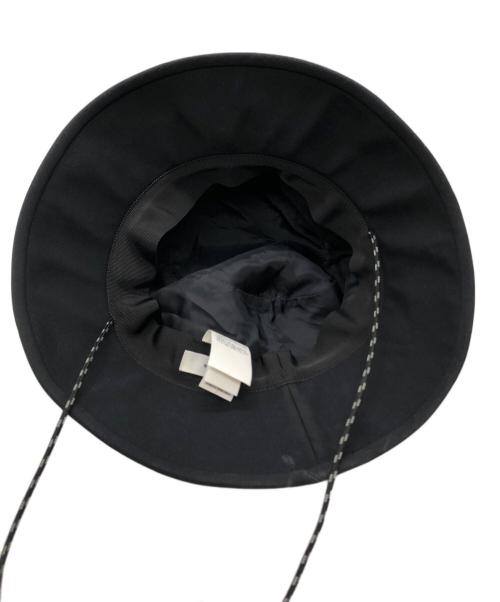 sacai（サカイ）sacai (サカイ) ワイドブリムバケットハット ブラック サイズ:3の古着・服飾アイテム