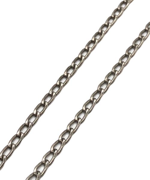 CHANEL（シャネル）CHANEL (シャネル) ドッグタグ シルバー×ブラック サイズ:下記参照の古着・服飾アイテム