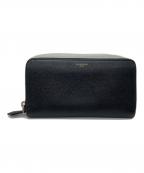 GIVENCHYジバンシィ）の古着「ラウンドファスナー財布」｜ブラック