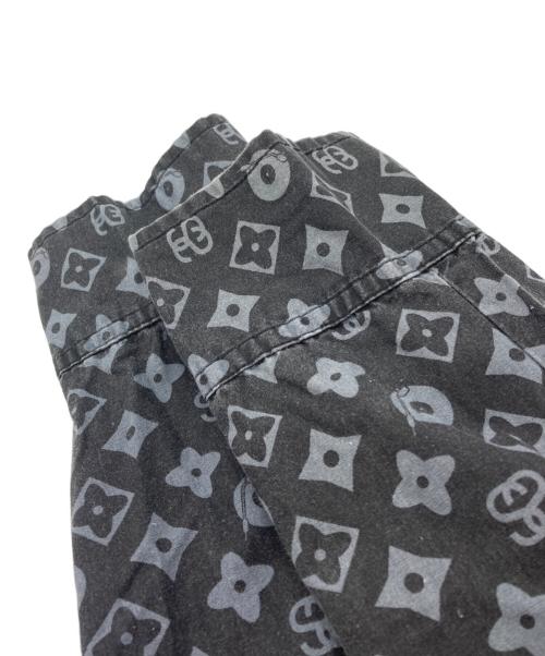 stussy（ステューシー）stussy (ステューシー) 長袖モノグラムシャツ ブラック サイズ:Mの古着・服飾アイテム