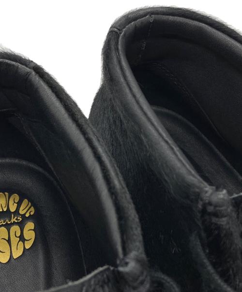 CLARKS（クラークス）CLARKS (クラークス) ハラコワラビーブーツ ブラック サイズ:UK6 1/2の古着・服飾アイテム