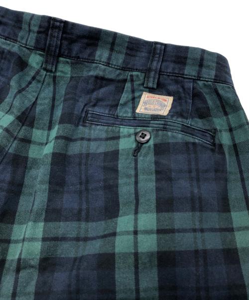 POLO RALPH LAUREN（ポロ・ラルフローレン）POLO RALPH LAUREN (ポロ・ラルフローレン) BEAMS (ビームス) チェックパンツ グリーン サイズ:29の古着・服飾アイテム